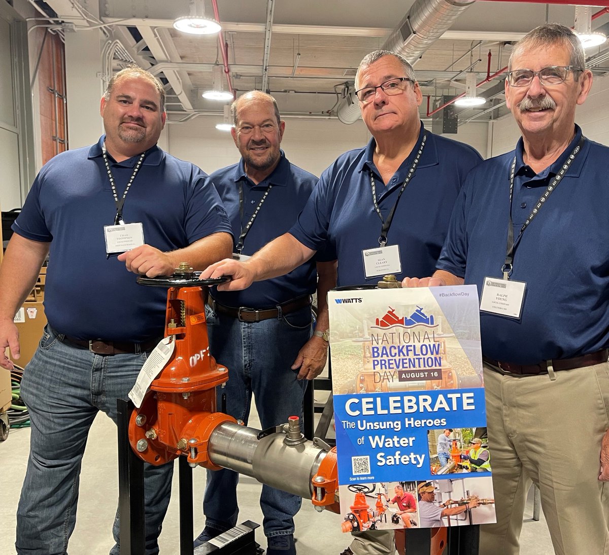 BkflowPrevInst's tweet photo. Here are the class instructors: Sean Cleary, @IAPMO BPI; Ralph Young @669atWCC; and Joe Kajak and Chad Thompson from UA Local 630 in West Palm Beach FL. https://t.co/BbJyF565cW