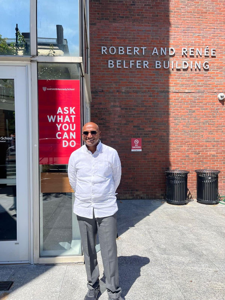RSPraveenSwaero's tweet photo. Back to my alma-mater ⁦@Kennedy_School⁩ after a decade! Ask What You Can Do for your country is the question that continues to inspire me as I navigate in my life today. నా జీవన దిశను మార్చి,నన్ను నా ప్రజలకు మరింత చేరువ చేసిన ప్రపంచ విద్యాలయానికి ఒక దశాబ్దం తరువాత వచ్చిన. https://t.co/b94OtSmrAk
