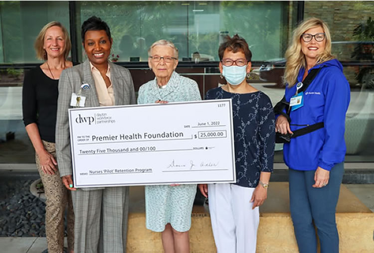 #DWP proudly awards grant to Premier Health for 'retention of nurses' pilot program.  conta.cc/3Cfxlk6