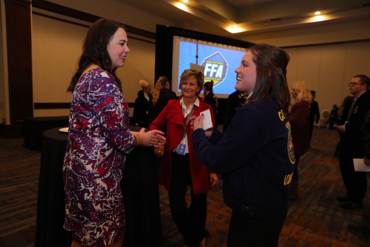 NationalFFA's tweet photo. Alumni and supporters are invited to the National FFA Convention &amp; Expo to attend workshops, regional meetings, the National FFA Foundation Celebration Dinner, an awards luncheon and a networking reception! Book your convention housing by Sept. 28 at: https://t.co/Ke4s54619x ⬅️ https://t.co/Kg9tyhNvq3