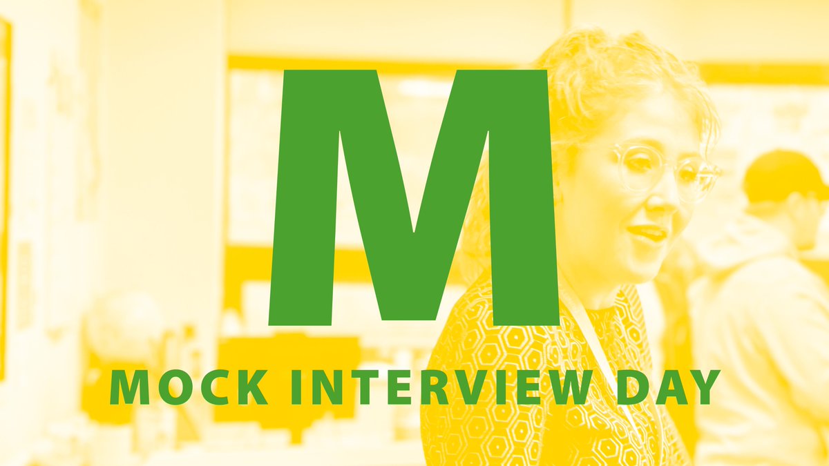M is for Mock Interview Day!

Interview skills are really important.✨
 
That’s why on Mock Interview Day, students get to take part in interviews with professionals from different companies and job roles to work on their skills and build confidence. 💪😄