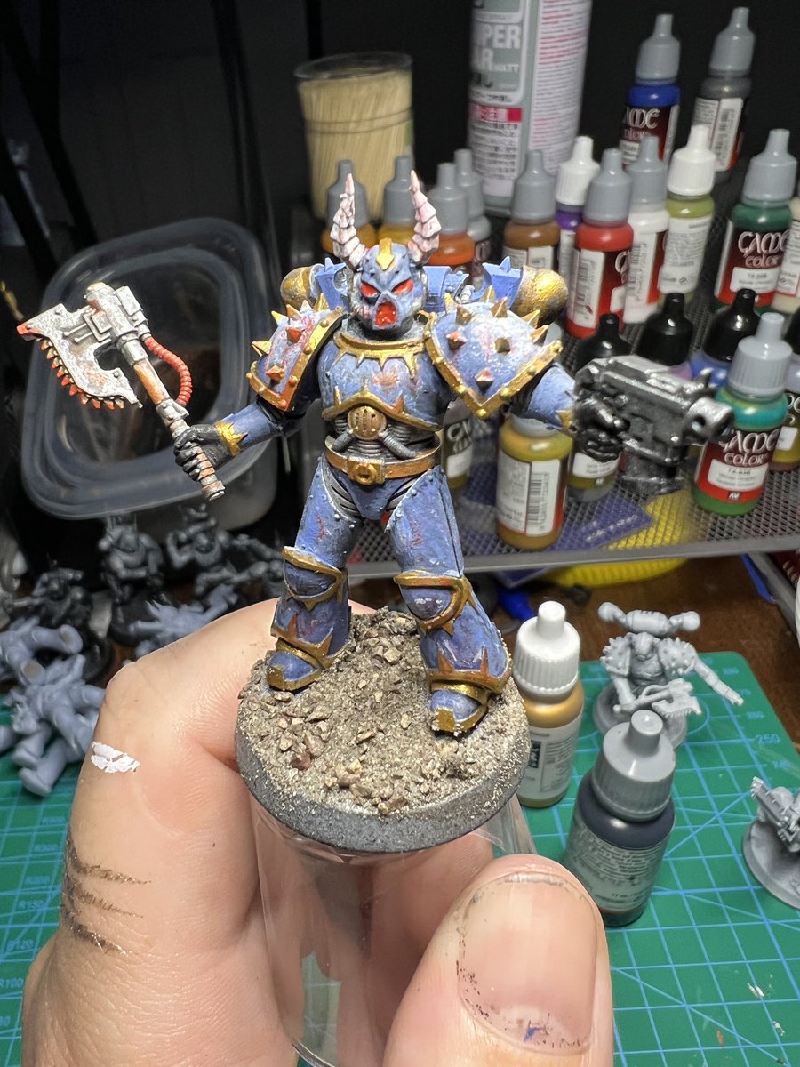 CovakGaming's tweet photo. Got my new printer up and running, printed and painted these bad boys. Warhammer is addicting.. https://t.co/1RFxHVWVxq