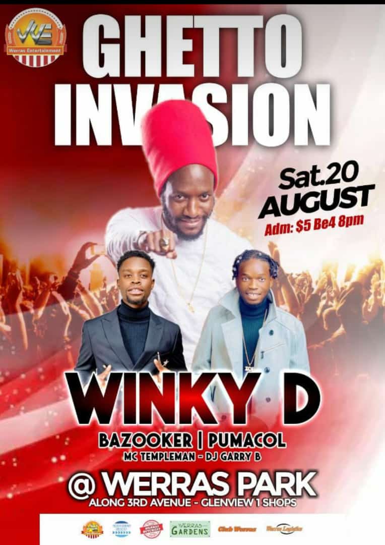 Cornwell_nasty's tweet photo. Saturday 20 August 2K22, make a date with @winkydonline at the Werras Park in Glen View 1 New Shops - along 3rd Avenue.
Please like and Retweet.
#chiextra https://t.co/tSYfHU2Np9