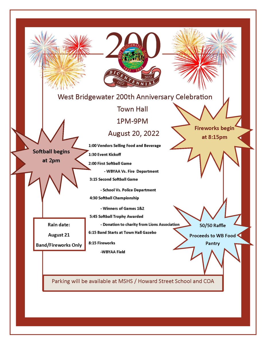 TownClerkWB's tweet photo. Don’t forget to join us this Saturday!!@TownClerkWB https://t.co/GvHaia9pZ5