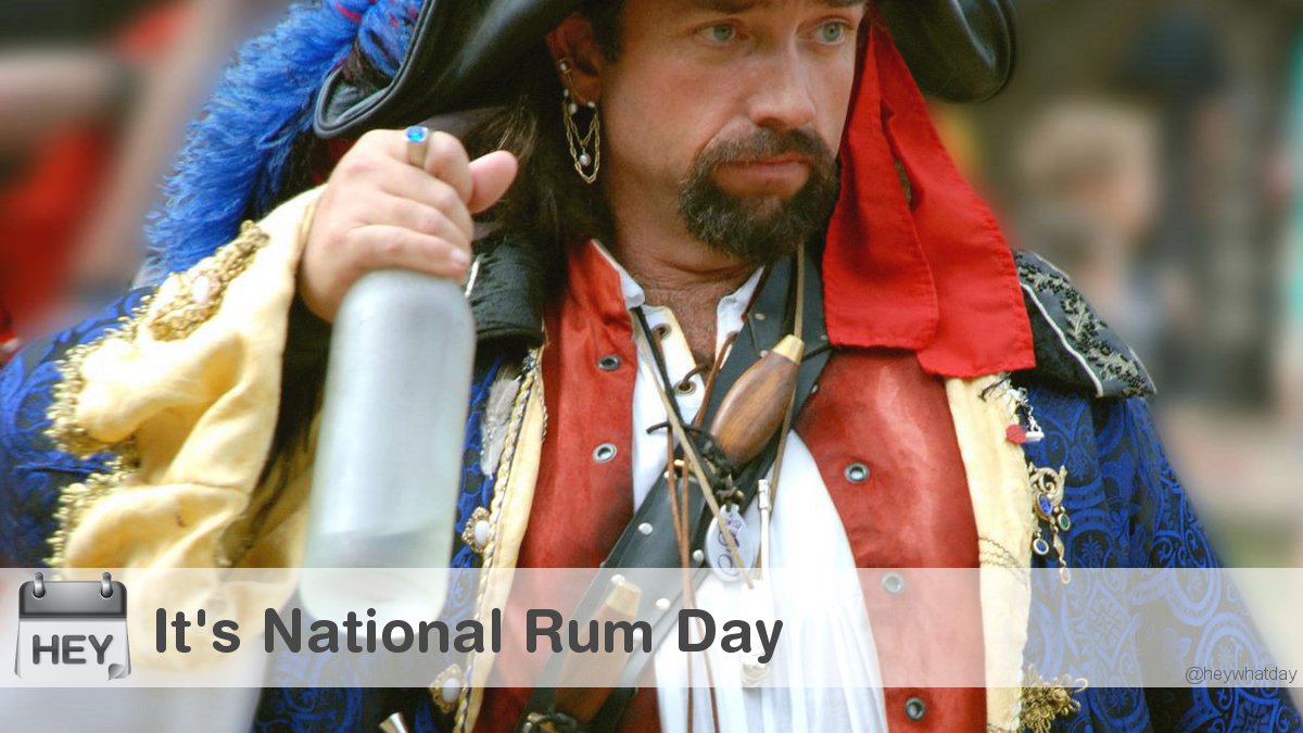 It's National Rum Day! 
#NationalRumDay #RumDay #Rum