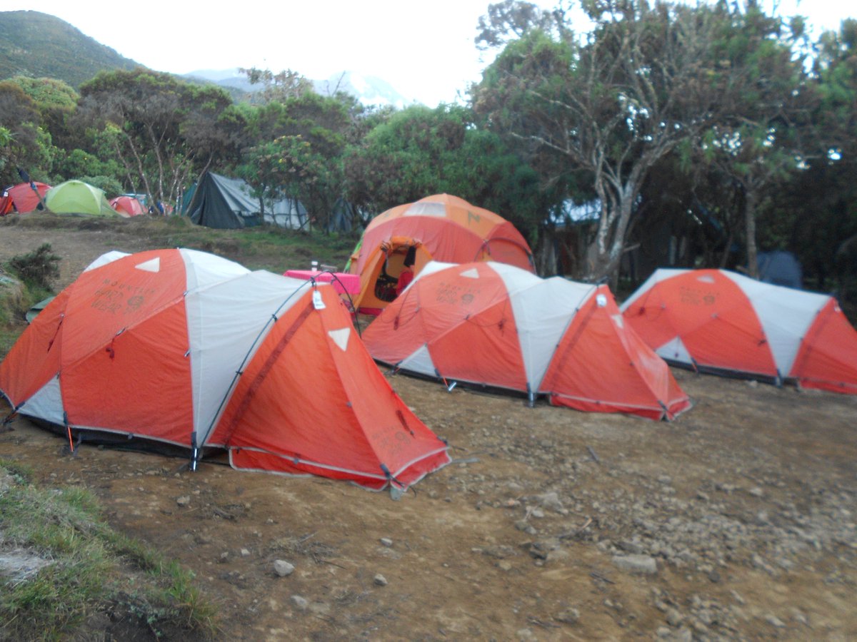 Tanjaroadvent's tweet image. Day one Machame route to Machame hut 3000 meters above sea level.