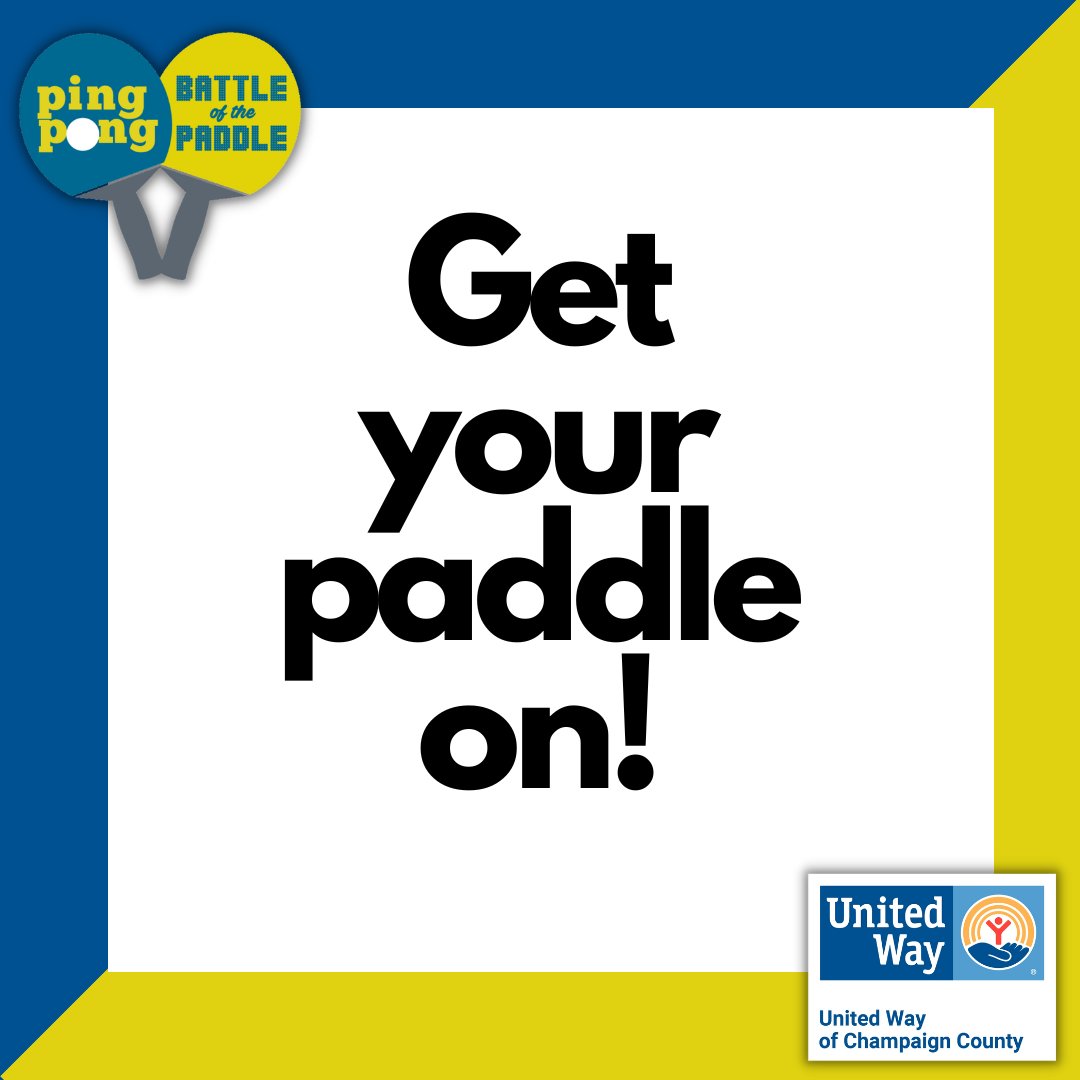 Get your paddle on! Help support our four teams in their face off at the <a href="/BankwithHPB/">Hickory Point Bank</a>'s Battle of the Paddle Event. Go to unitedwaychampaign.org/Battle to donate to a team and support United Way’s Early Grade Level Success Initiative. 😀