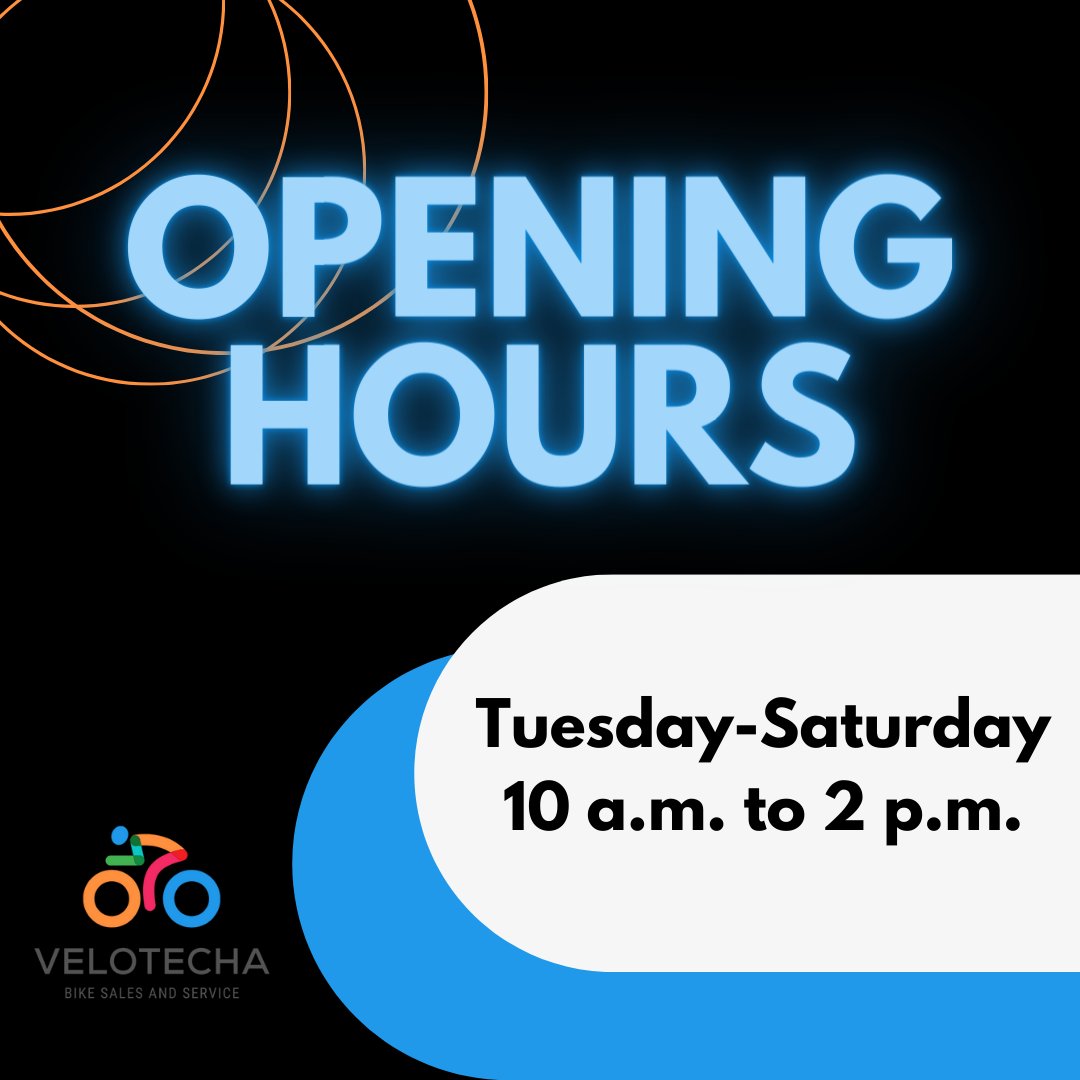 VeloTecha's tweet photo. Velotecha offers a range of bike repair services in Winnipeg, Manitoba. 

Our Hours of Operation are:
Tuesday to Saturday
10 a.m. to 2 p.m.

We're located at 175 Mayfair Ave in the green shipping container!

#Bikes #Bicycles #Cycling #BikeWpg #CycleWpg #YWG #Winnipeg #DowntownWpg https://t.co/Hm8R8RY6xJ