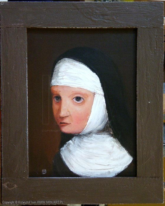 krzysztof_iwin's tweet photo. Krzysztof Iwin – „Rita , Siostra Augustianka” akryl płyta 41x52cm (2008) https://t.co/2EF8rQE1Kg #Rita #SiostraAugustianka #41cm #52cm #2008r #biele #brązy #błękity #czernie #szarości #turkusy #zielenie #art #painting #Iwin  ... https://t.co/MAP2RwOW47