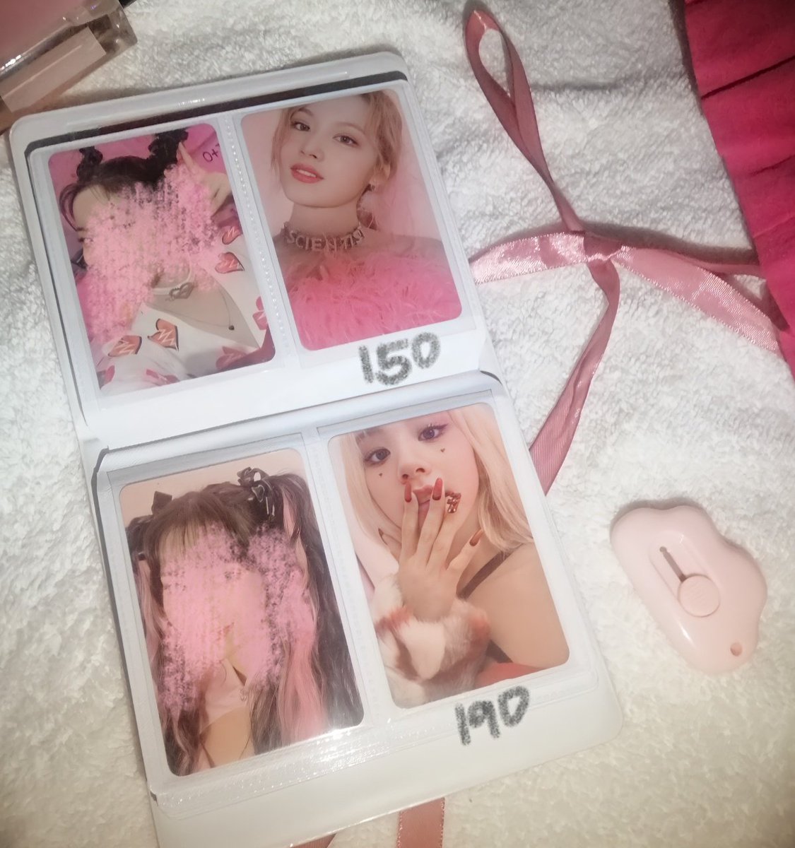 onIysells's tweet photo. wts lfb twice pcs ph

— onhand
— if taking sana, mina, chae, ny must take other pcs
— payo (prio) or 3 days
— free pf for 1st miner
— sco or flash

tags. sana mina nayeon tzuyu feel special fs ewo eyes wide open tol taste of love formula of love choker fh fingerheart chae kuko https://t.co/owHOzyGRyZ