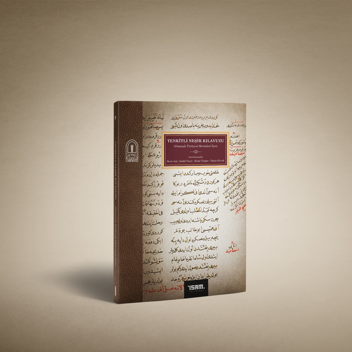 New publication on Ottoman Turkish Codicology by @TDV_ISAM (2022)

Tenkitli Neşir Kılavuzu (Osmanlı Türkçesi Metinleri İçin)

Manual for Critical-Edition (For Texts in Ottoman Turkish)

Prepared by Berat Açıl, Sadık Yazar, Kadir Turgut & Özgür Kavak