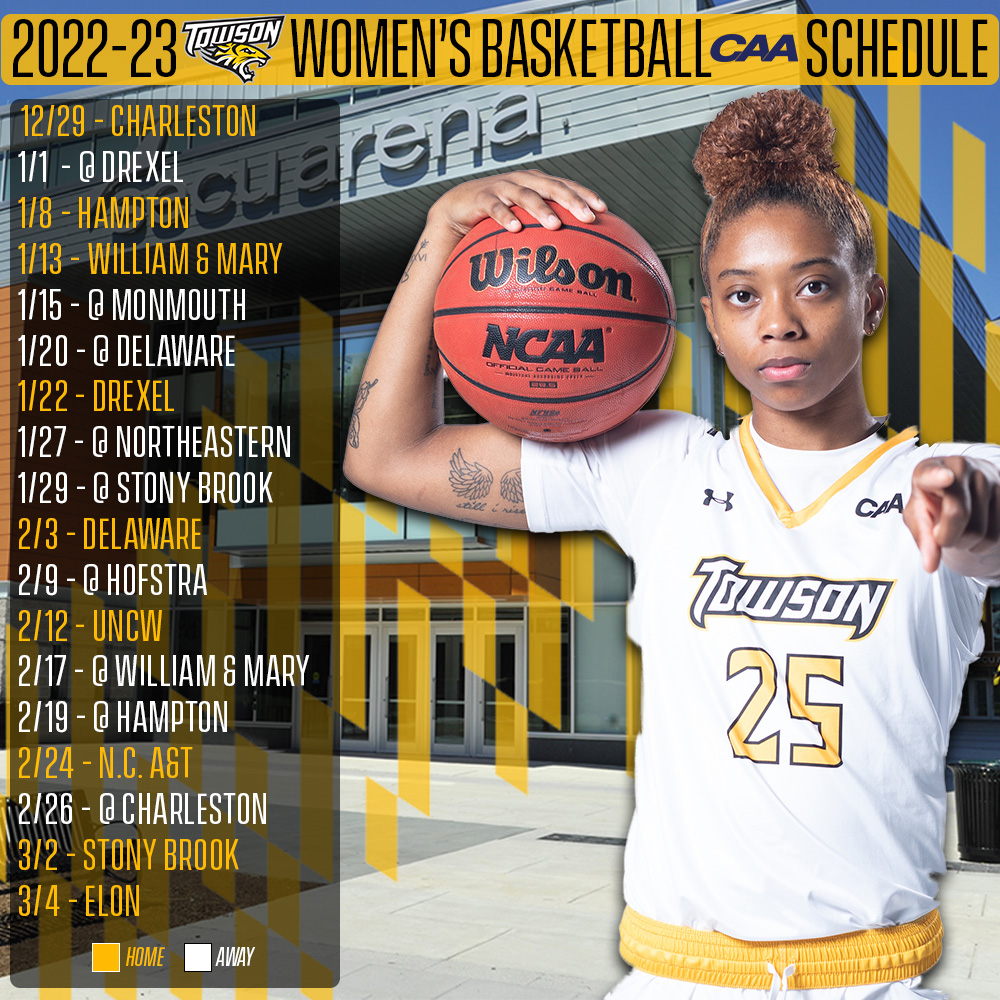 Towson Women's Basketball on Twitter "The 202223 CAABasketball