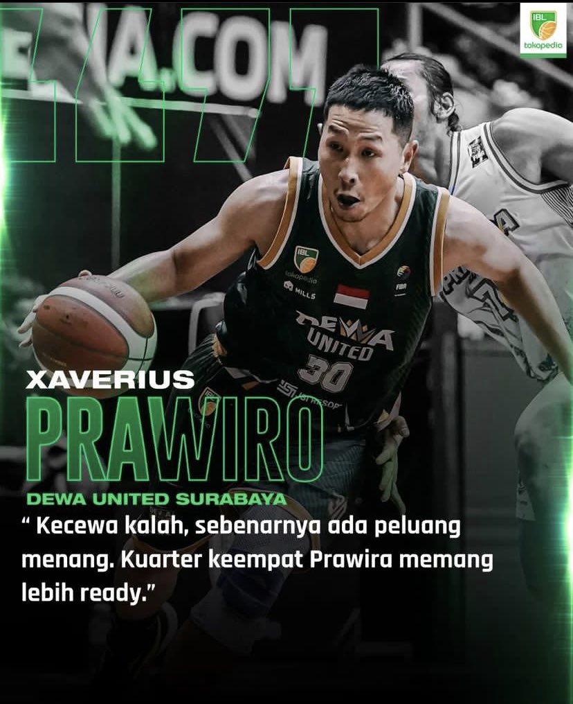IBLindonesia's tweet image. Xaverius Prawiro🗣

#IBLPlayoffs #LigaKita #BikinSejarah