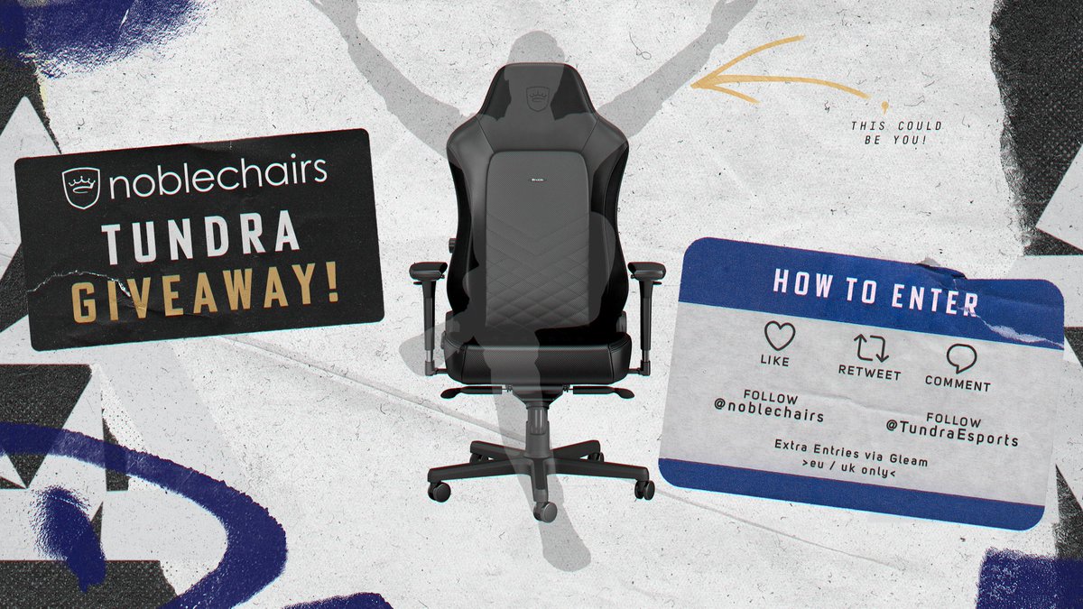 archiekiing's tweet photo. Ok lads, @tundrafortnite &amp; @noblechairs have given me this Hero Black Gaming Chair to giveaway to one of you lucky people.

Enter via this link https://t.co/JQ5nMY8rPB 

RT this tweet ♻️

Follow @TundraFortnite @noblechairs 💘

Competition ends 19th August https://t.co/Qn4M7r0kFV