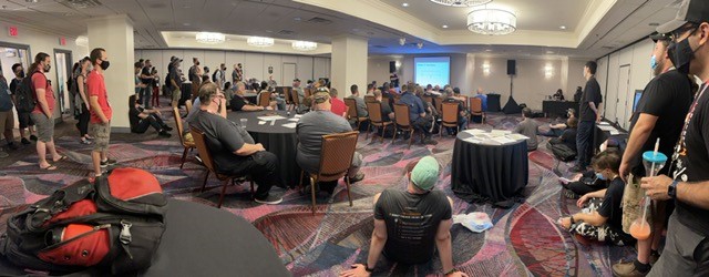 coalfire's tweet photo. Here’s a look back at @defcon last week, with Coalfire's Rick Osgood speaking at the Ham Radio Village and @redteamwynns speaking on intermediate #physicalsecurity! #defcon30 https://t.co/rDLpB7oCnC
