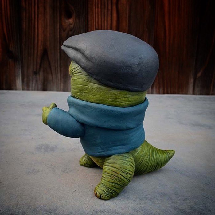 vanessa_ramirez's tweet photo. Meet Errol. He likes to get a cup of coffee and sit and watch the world go by. Pieces for the show are now available for cart purchase @StrangerFactory
https://t.co/nEG6YNgMVx
#monster #sculpture #originalart #strangerfactory https://t.co/ZVRTUpPC5u