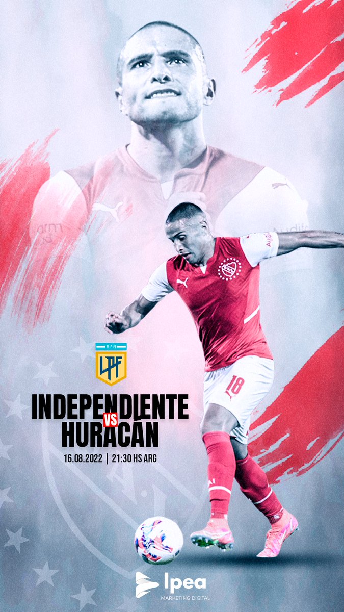 LeaBenegas's tweet photo. Más #TodoRojo que nunca ☄️👹

🛡 @Independiente vs @CAHuracan 
⏰ Hoy, a las 21.30 (Arg)
🏟 LDA Ricardo Enrique Bochini 

#Independiente #huracan #torneo #argentina #reydecopas https://t.co/FH3mHUYfId