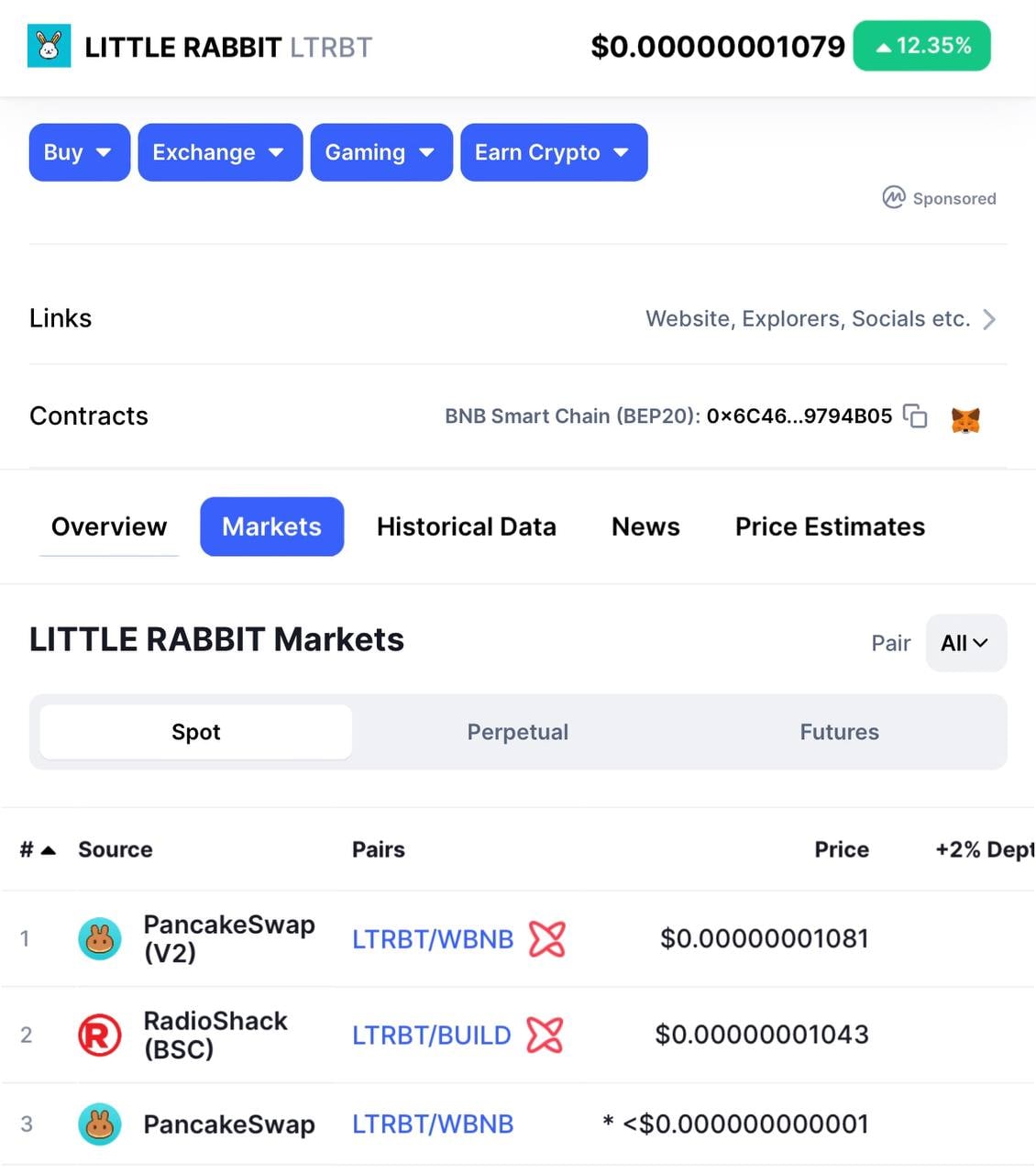 RadioShack ETH, BNB Chain, AVAX, CRO, MATIC, FTM on Twitter