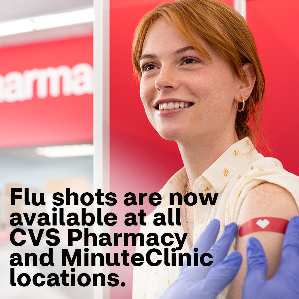 Protect yourself this flu season. Flu shots are now available at CVS Pharmacy and MinuteClinic locations. Book an appointment at CVS.com, through the CVS Pharmacy app, or by texting FLU to 287898. cvs.co/3JZyKgF