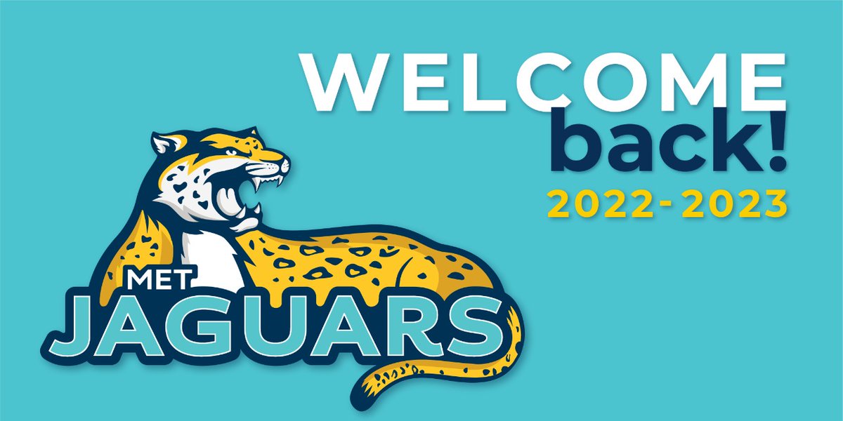 METJaguars's tweet image. Welcome Back Jaguars! We are looking forward to another successful school year!
#gometjaguars