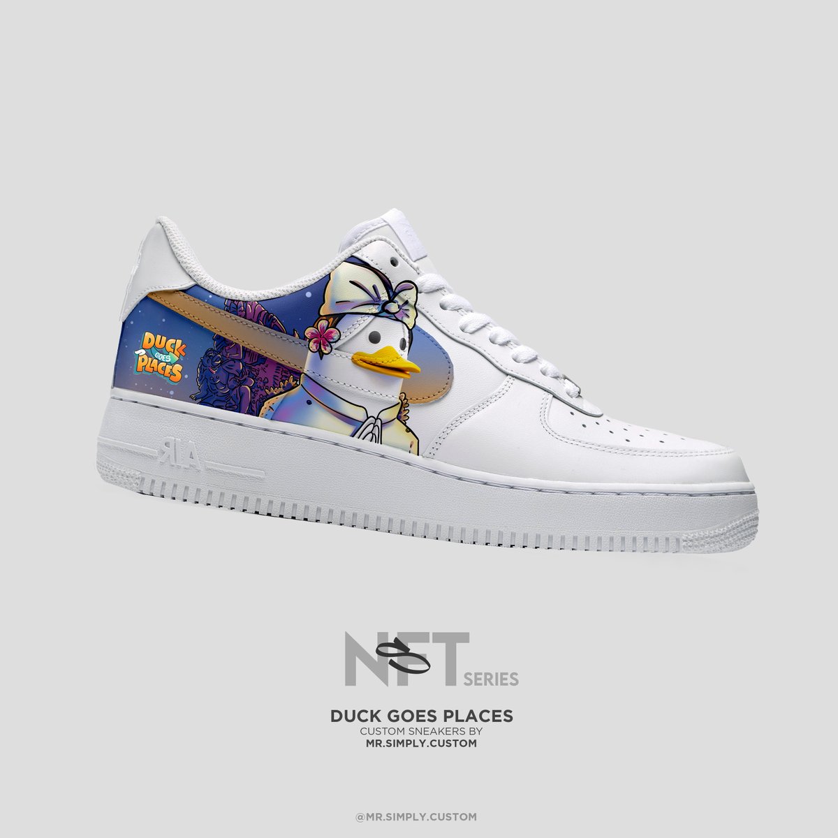 MrSimplyCustom's tweet photo. WHO WANTS SUM FREE STUFF?! -

[[ MrSimplyCustom x @DuckGoesPlaces Giveaway]]

'OG Ducks' will get a chance to win one fully customized airforce 1 by MrSimplyCustom a.k.a moi.🔥

Join their discord and check the announcement to see how to be OG Ducks. https://t.co/aeX3jPFQBd https://t.co/2MjAAALYyH
