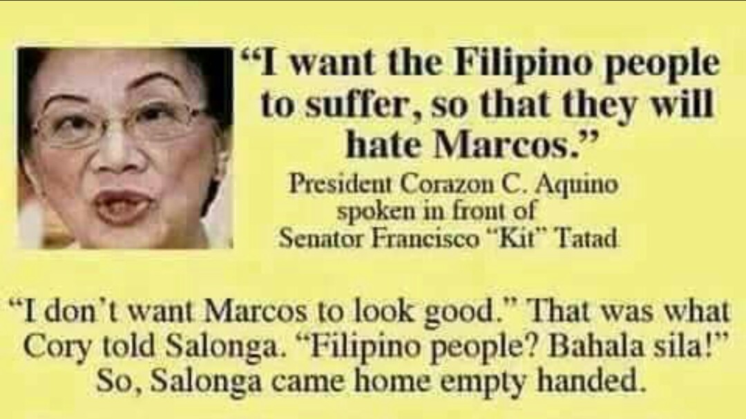 Unmasking the queen of Edsa 👎