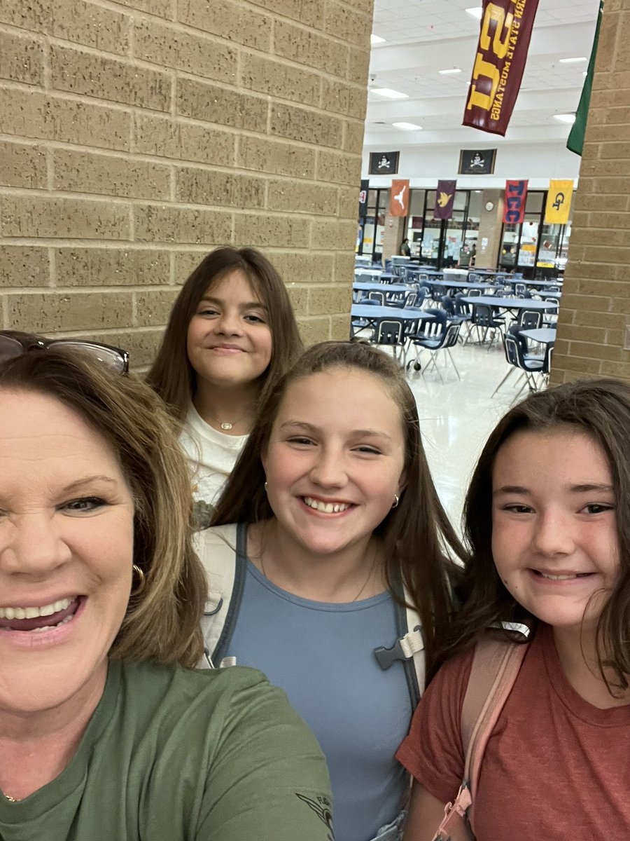 StaBroFam's tweet photo. So excited to see some former students starting at GMS today!! 
💜💛 https://t.co/FQ5JmN4NTB