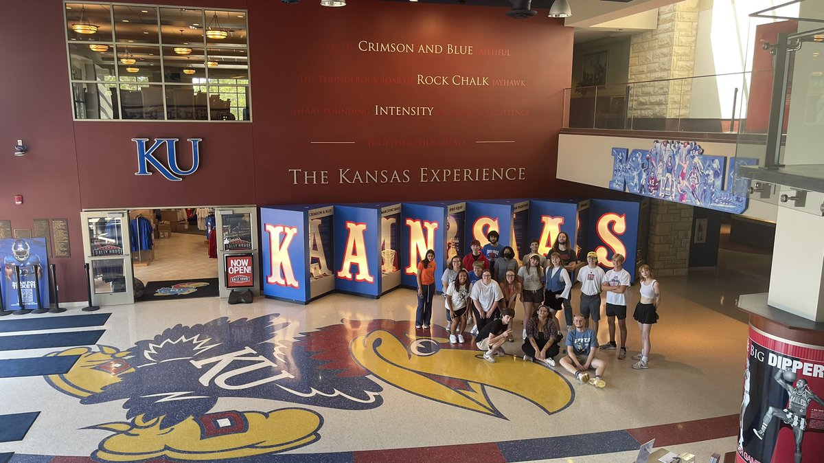 Rock Chalk to <a href="/CoachLeipold/">Lance Leipold</a> for stopping the the Union Programs retreat. Coach chatted about leadership and how these students can and do make a difference on campus. Can’t wait to see him in action on September 2 at the home opener against Tennessee Tech! 💙❤️