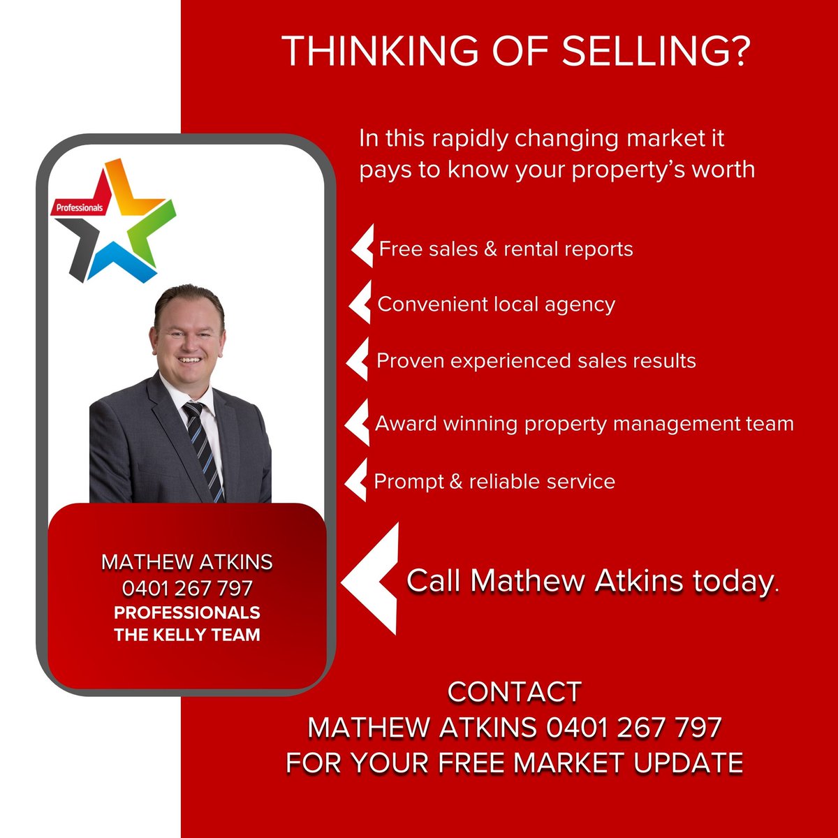 MathewAtkins1's tweet photo. It's as easy as a quick chat to get your suburb's current sales and rental results. Call Professionals The Kelly Team's Mathew Atkins 0401 267 797 for your free market update. #Perth #westernAustralia #nollamara #balcatta #yokine #dianella #realestate #perthproperty #sell #buy https://t.co/WIu8MQaDgi