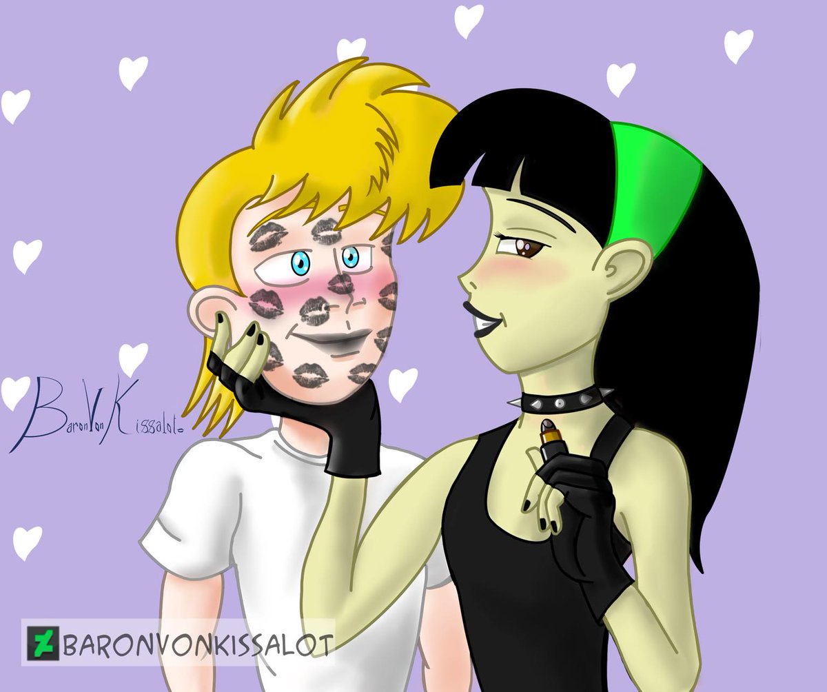 liplover6930's tweet photo. Kiss test (Dani x Yushiko)
[Commission for BaronVonKissALot] 

#dani #yushiko #tobythesquirrelkid #couple #kiss #kisses #kissmark #kissmarks #kissmeme #kisstest #lipstick #lipstickkiss #lipstickkisses #lipstickmark #lipstickmarks #blacklips #blacklipstick https://t.co/5XprSmcc7j