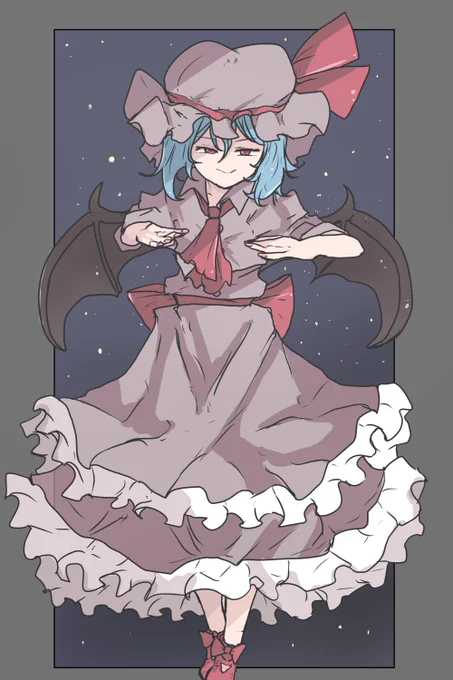 レミリア  #深夜の真剣お絵描き60分一本勝負 