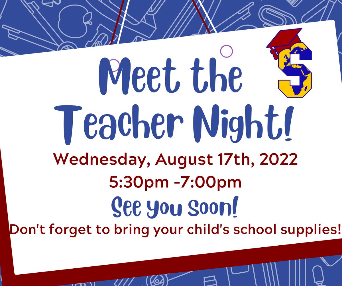 scholarpride's tweet photo. See you all at Meet the Teacher night tomorrow! We are excited to see all our students! Nos vemos mañana en la noche de conocer a la Maestra! Ya queremos ver a todos nuestros estudiantes! 5:30pm - 7:00pm #ScholarPride https://t.co/UA3nvLdI2C