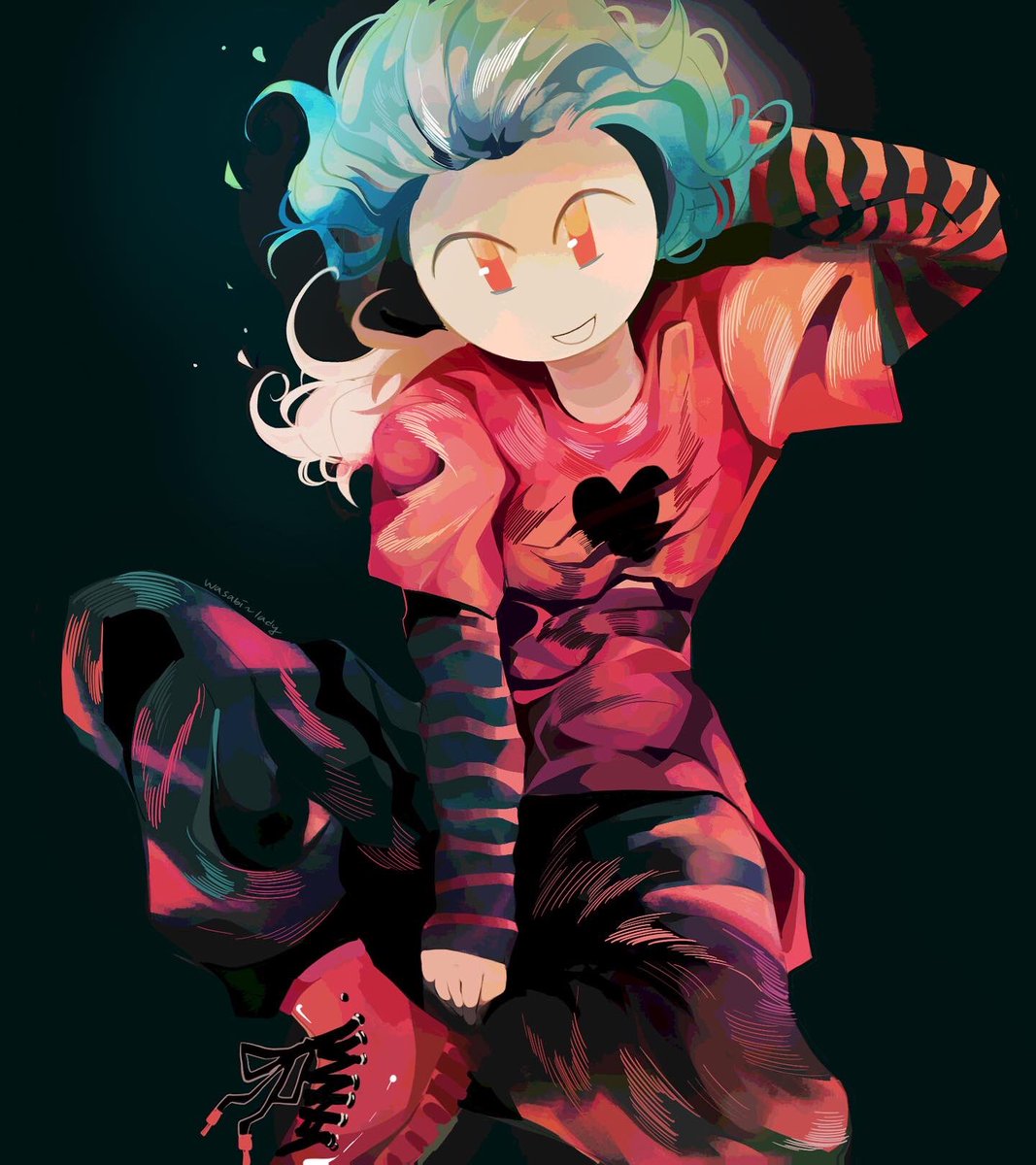 「Woah wasabi drawing her sona serious for」|Wasabiのイラスト