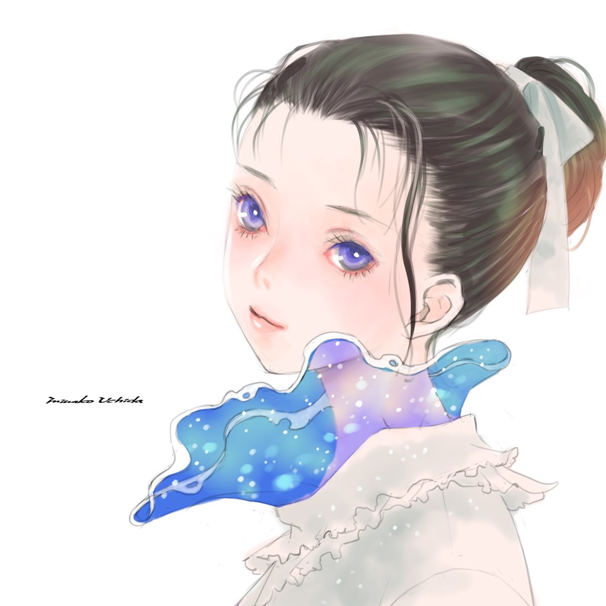 「海の襟 」|内田美奈子のイラスト