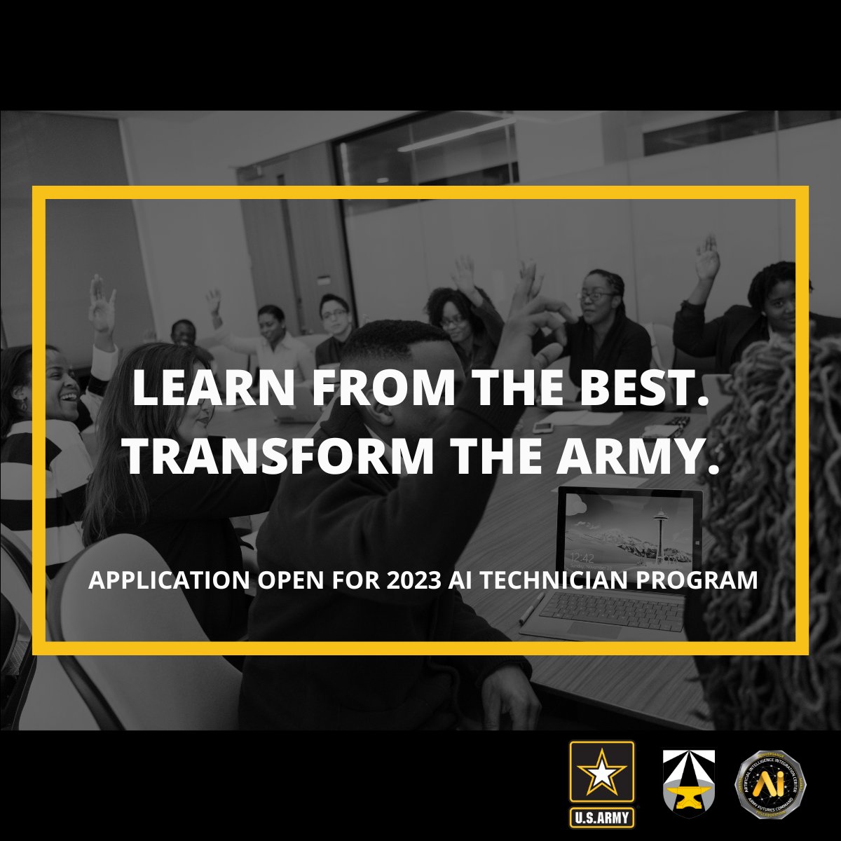 U.S. Army AI Integration Center (AI2C) tweet media