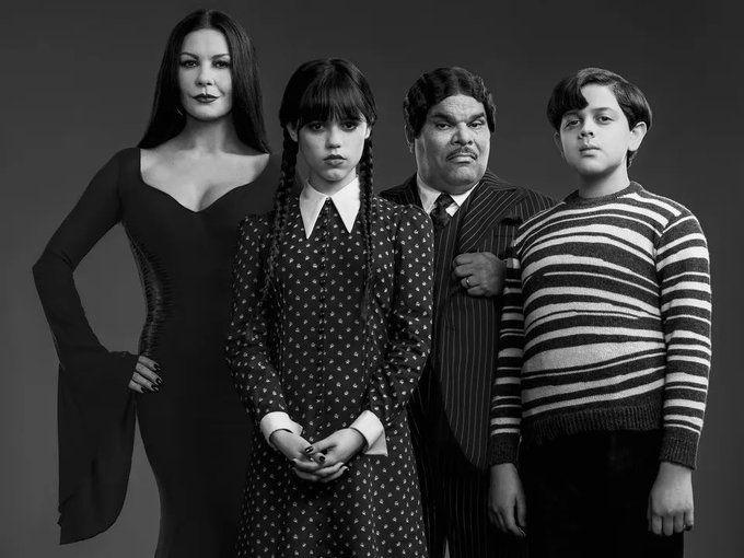 Revelan imágenes de “Los Locos Addams” para la serie de “Merlina” de Tim  Burton - Crónica de Xalapa