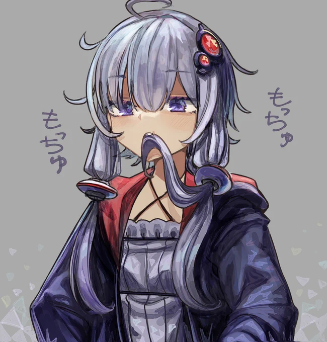もみあげ食ゆかりさんらくがき 