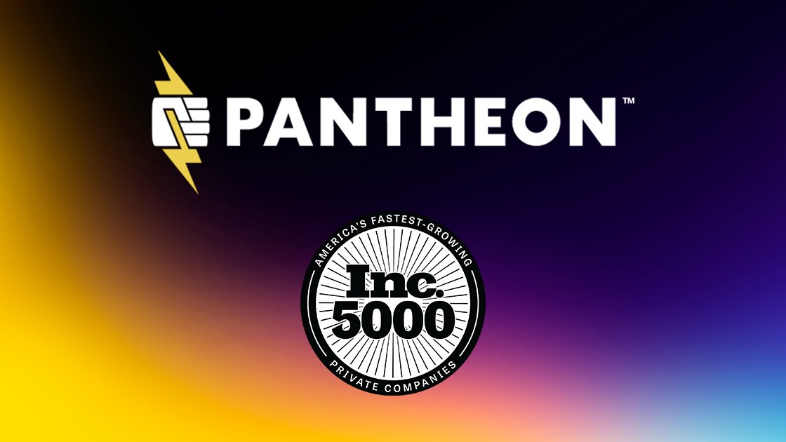 getpantheon's tweet photo. We are so proud of our inclusion on the 2022 @inc5000’s list! This recognition is thanks to our team, our customers, and the power of #WebOps to deliver extraordinary results. 🙌  Read more here: https://t.co/YU2SnyXq2C #Inc5000 https://t.co/UA7FWx3cQ1