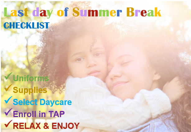 1st make sure you are prepared, then make the most of today! Can't wait to see you in school tomorrow