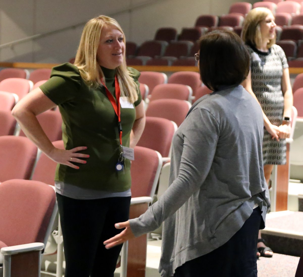 pcsd's tweet photo. The @PCSD welcomed new teachers today for the start of several days of orientation. This morning, district leadership introduced themselves to the new staff. Later, they will participate in a scavenger hunt with their mentors and take part in tours of the district. #RaiderStrong https://t.co/tqiBdKzHgM