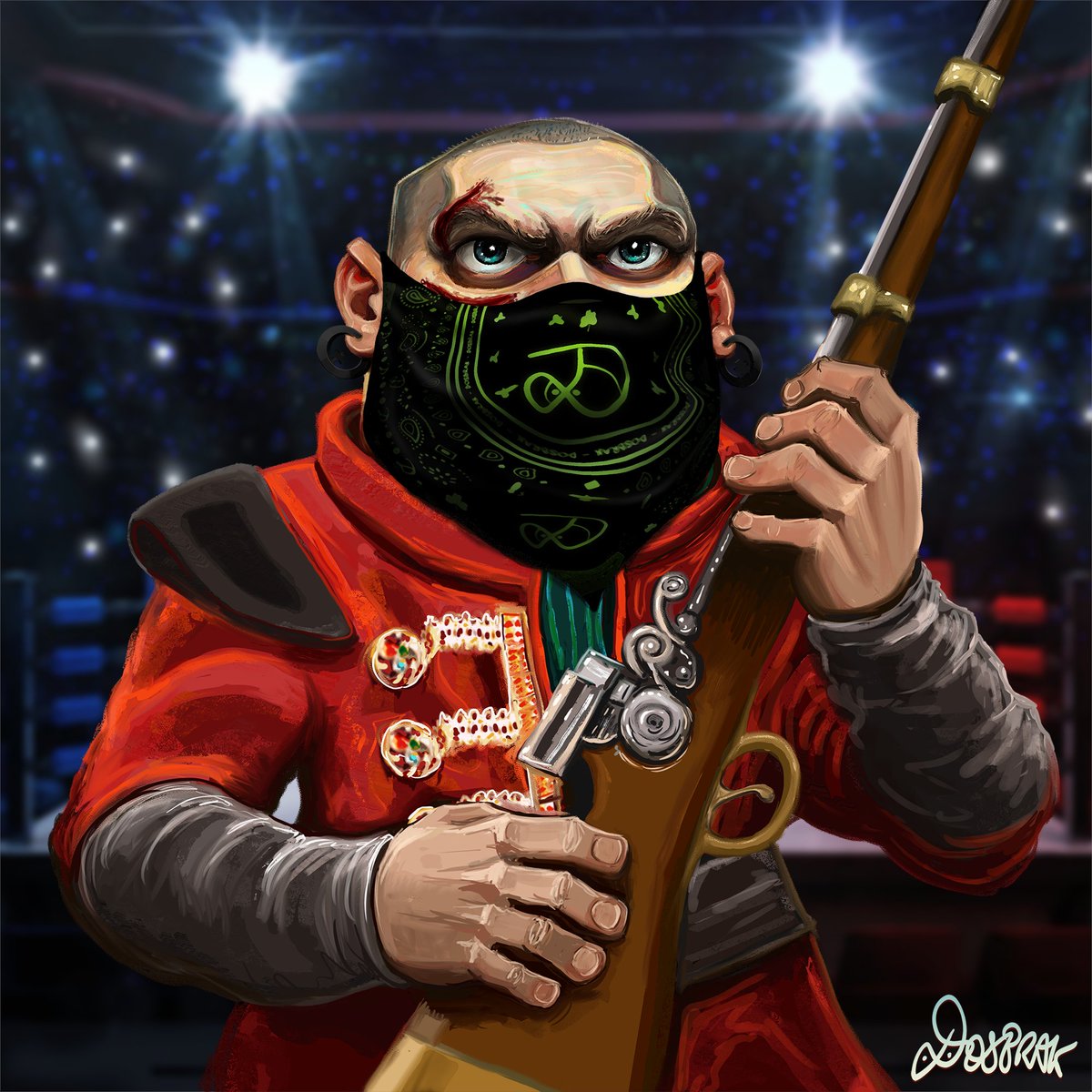 suki04's tweet photo. Help Ukraine and Get a Cool NFT . OMG I like a super cool Dosbrak Bandana !! @blockassetco @blockassethub #UsykJoshua2 https://t.co/xnUxXgbfym