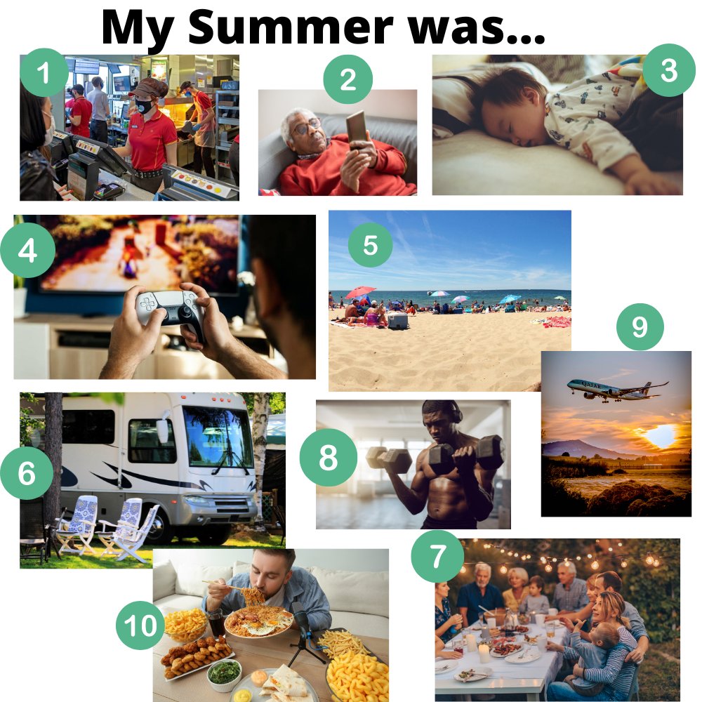 Breaking the ice activity.. Which one describes your summer?
#IteachMath #MTBOS #BlackEducators