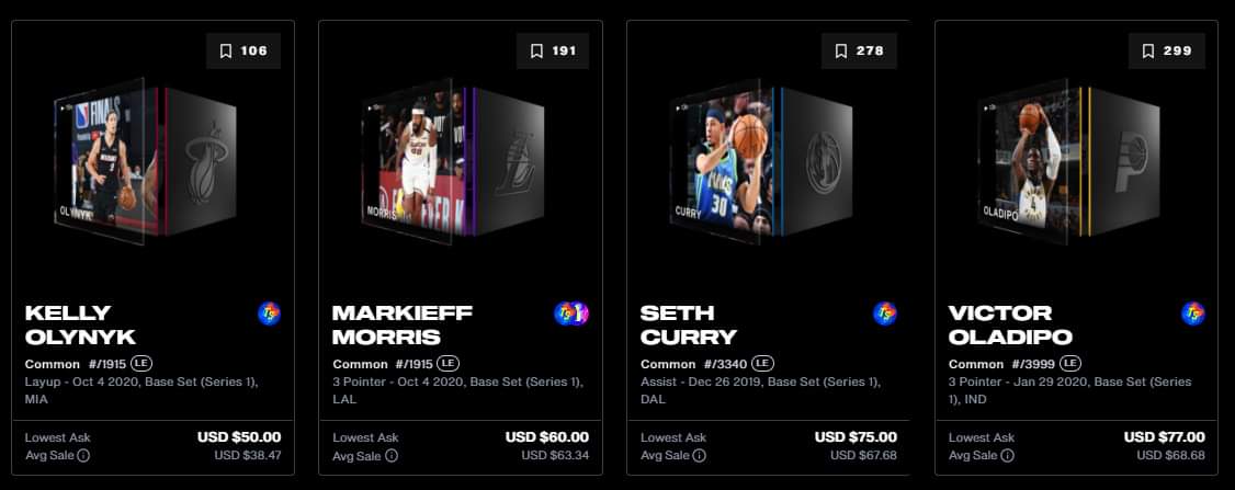 TSNickeb505's tweet photo. 4 team checklist bottlenecks im keep a close eye on. Still need 10+ sales for a breakout but they're relatively on the cheap end. Id say kelly is the clostest the other three you have some time. Just watch the charts. Peace! #NBATopShot #NBATopShotthis #teamchecklists #watchlist https://t.co/8quokhCLoI