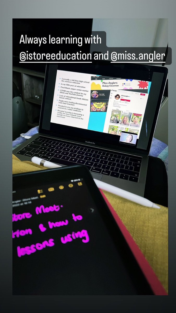 TechieTash's tweet photo. Loving this particular #iStoreMeets session with @iStoreEducation and Miss Angler https://t.co/P0z9UpC1E9