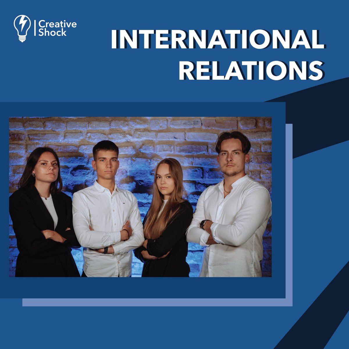 Meet the first team of our #CreativeCrew - the fantastic International Relations.

No issues are left behind unsolved with this team’s hands-on.

Join us for #CreativeShock 2022 and sit back and relax as these people will guide you through the process.