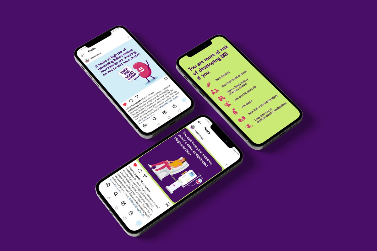 TheSmartGroupIE's tweet photo. Do you know your kidney numbers? 🤔
We themed up with the @IrishKidneyAs on #WorldKidneyDay to produce an awareness campaign that educated the public on the importance of identifying CKD at an early stage.

Full Case Study: https://t.co/q2CHUmPbBO

#awarenesscampaign https://t.co/PUkO7GTtZP