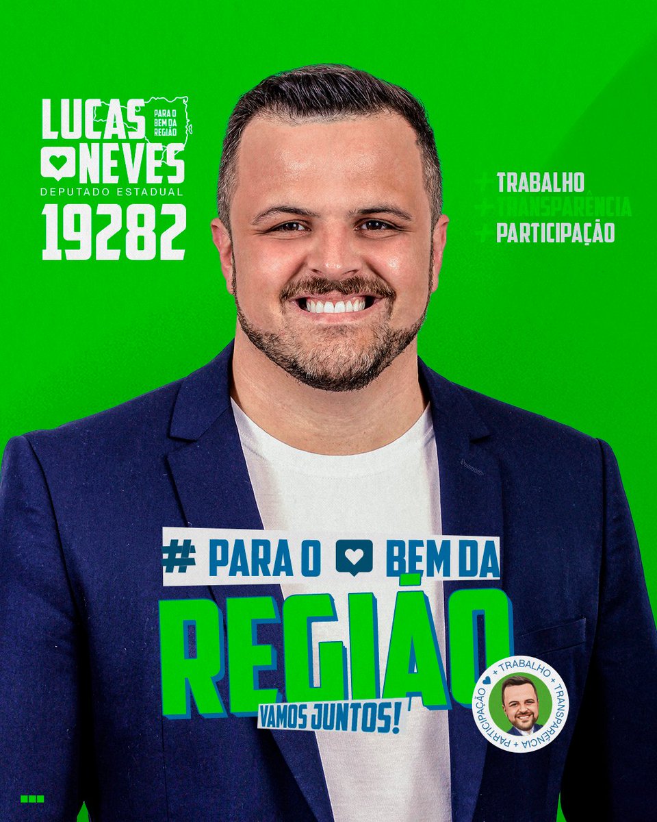 lucasneves_sc's tweet photo. Vem comigo, vamos trabalhar ainda mais. Para o bem da região é 19282!

Aqui é + trabalho + transparência + participação.

#candidatodeputadoestadual #LucasNeves #SantaCatarina https://t.co/ctywRKVXFD