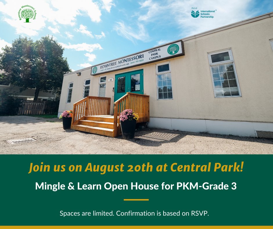 We are excited to invite your family for a Mingle &amp; Learn Open House event this Saturday at our Central Park campus! The campus offers enriched educational programs from Pre-Kindergarten up to Grade 3.

Join us: bit.ly/3JUxDyY
#RMS #ISPSchools #OpenHouse #PrivateSchool