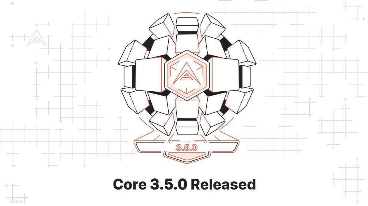 ArkEcosystem's tweet photo. ARK Core v3.5.0 has been released today. All delegates and node runners please update.

*Everyday ARK holders and users are not affected by this update.

The full changelog can be found at: https://t.co/yd2lIjkiao https://t.co/GnhWROVaY7