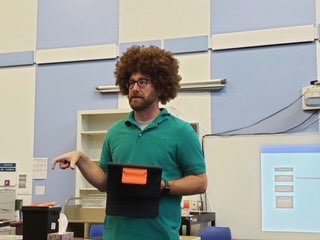 Sharing our WIGs (Wildy Important Goals). Surprise Delight with pancakes. 1st Gertrude Walker Traveling Dolphin Award for Thinking Differently and having a Yes And attitude. Thank you Le and Ann! Very important work, but let’s have fun doing it. <a href="/GWdolphins/">Gertrude Walker Elementary</a> <a href="/USD457/">Garden City Public Schools USD 457</a> <a href="/BuddyBerry/">Buddy Berry</a>